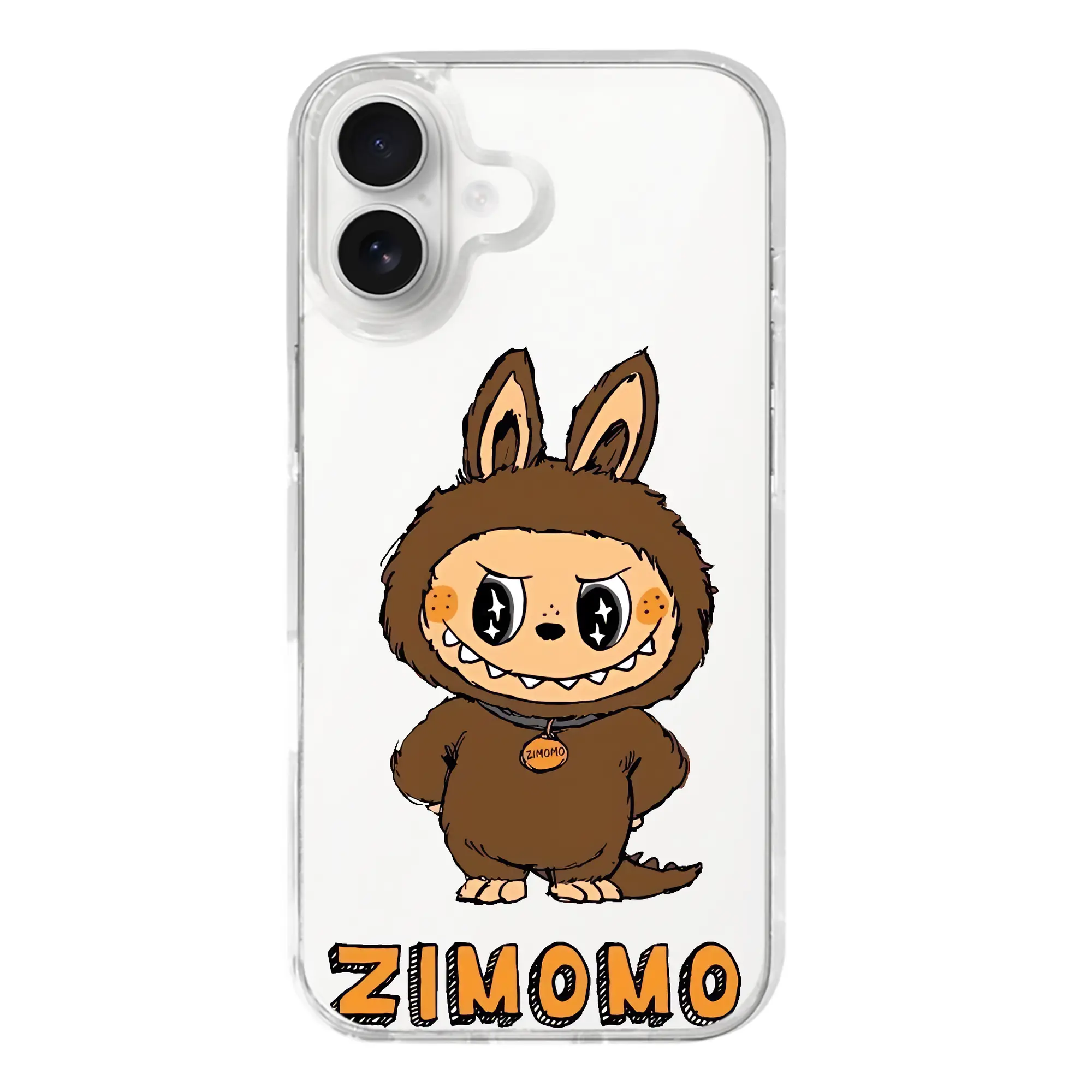 ラブブ グッズ ジモモ - iPhone 17シリーズ 透明スマホケース – 薄型・耐衝撃・精密フィット保護カバー